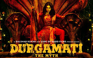 Official poster of Indian horror-drama `Durgamati The Myth` (Release - December 11, 2020)